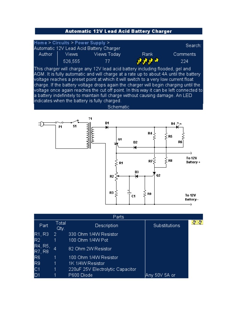 12v Battery Chargers | PDF | Power Supply | Battery Charger