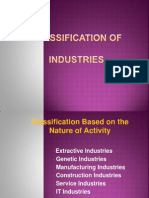 Classification of Industries