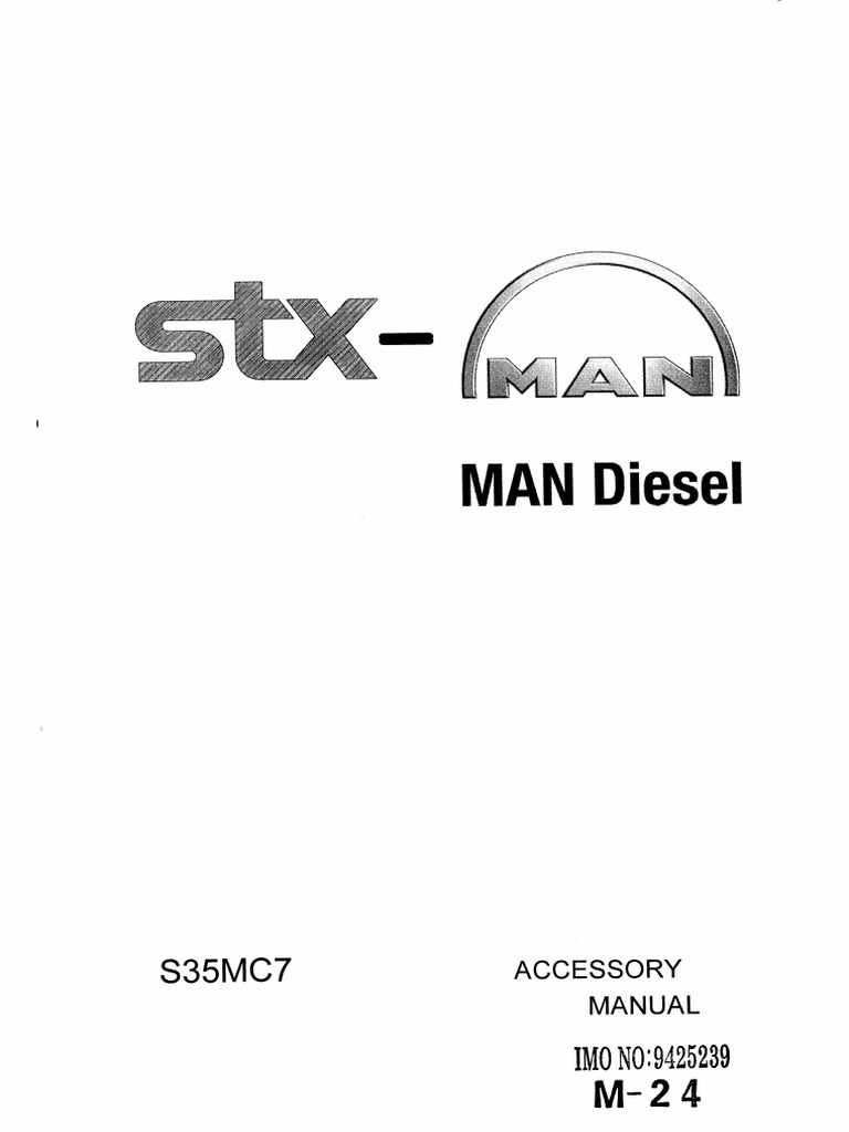 M-24 Main Engine Accessory Manual | PDF