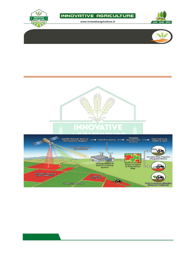 Use of Satellite Remote Sensing for Early Detection of Crop | PDF ...