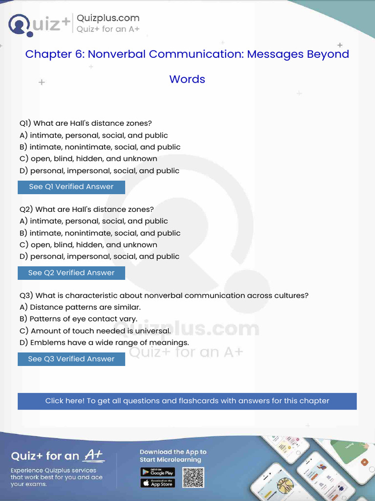 What Are Halls Distance Zones | PDF | Nonverbal Communication ...