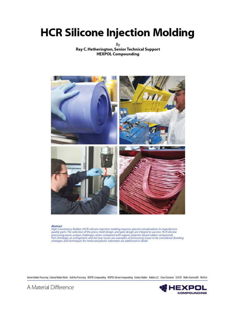 Silicone Injection Molding White Paper | PDF | Silicone | Mechanical ...