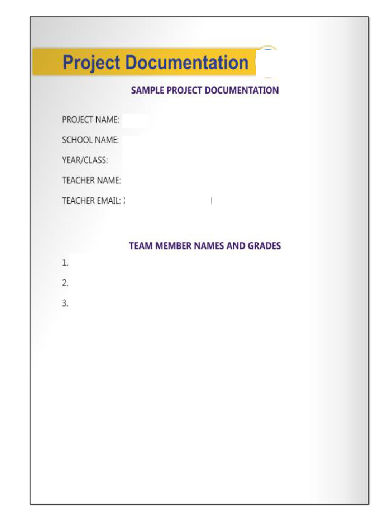 Sample Project Documentation | PDF