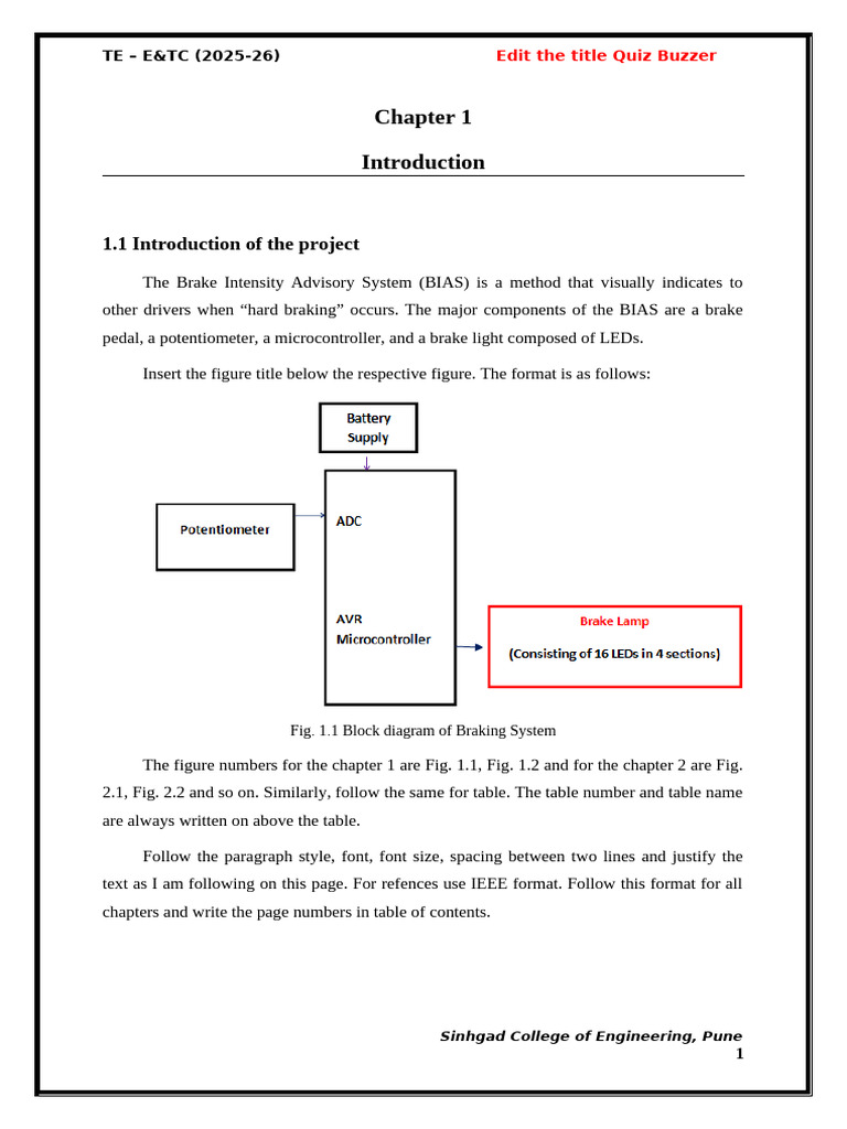 2. Mini Project Chapters-1 | PDF | Telecommunications Engineering ...