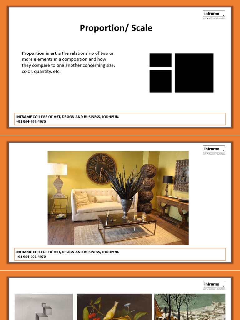Principles of Design - Proportion and Hierarchy | PDF | Composition ...