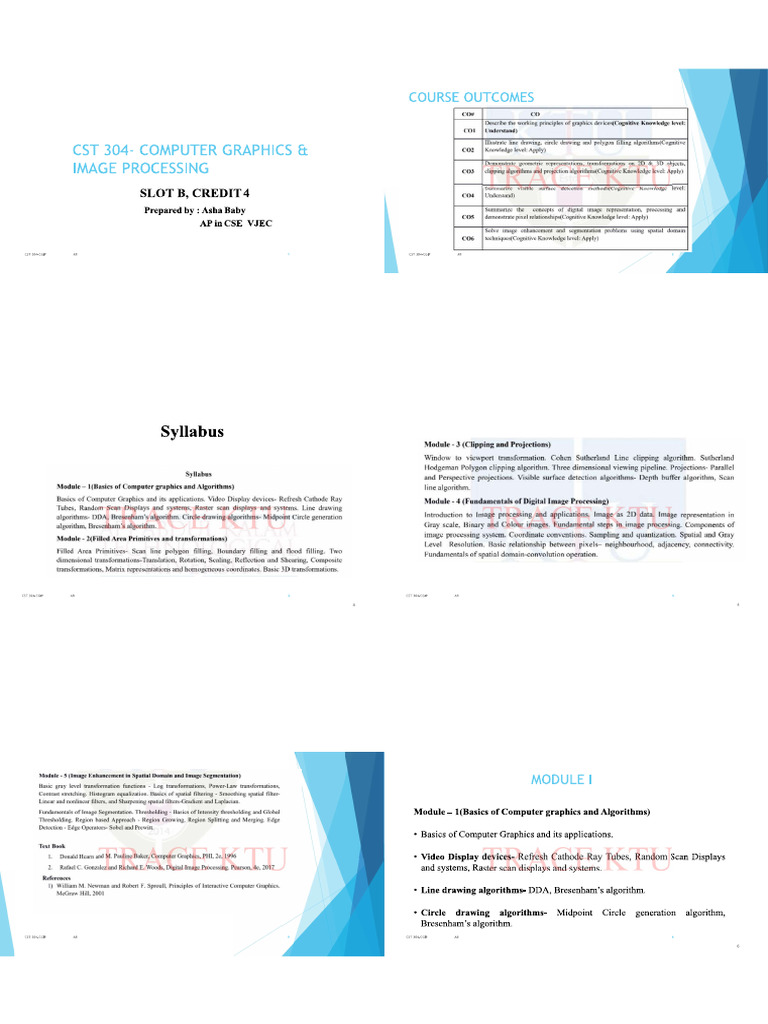 CG MOD 1 PPT | PDF