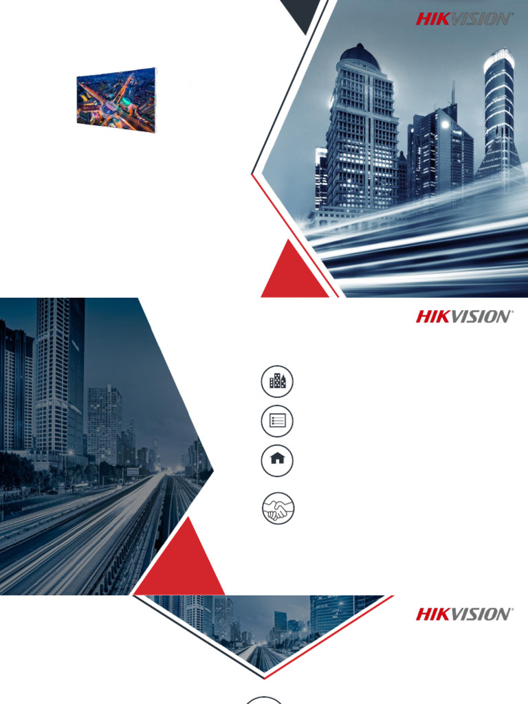 Hikvision Led Wall | PDF | Display Resolution | Light Emitting Diode