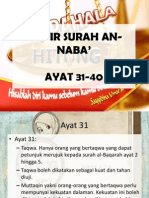 TAFSIR SURAH AN-NABA’ 31-40