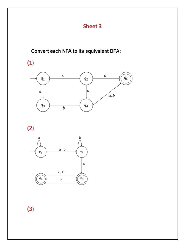 Sheet 3 | PDF