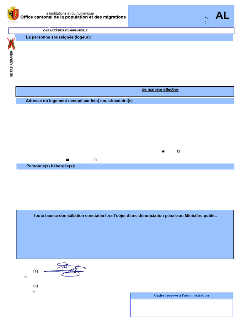 Attestation Logeur Liste 2 | PDF | Justice | Crime et violence