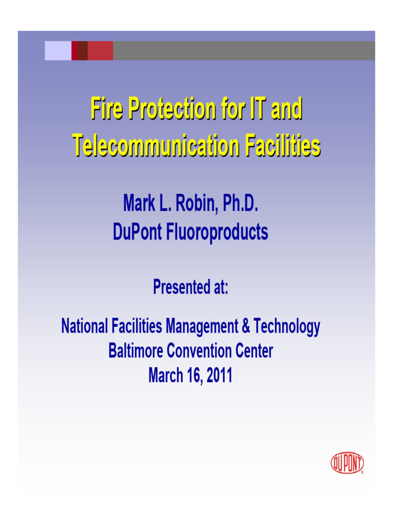 Fire Protection for IT & TELCO | PDF | Chlorofluorocarbon | Fire ...