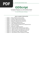 GDScript Syntax and Cheat Sheet | PDF
