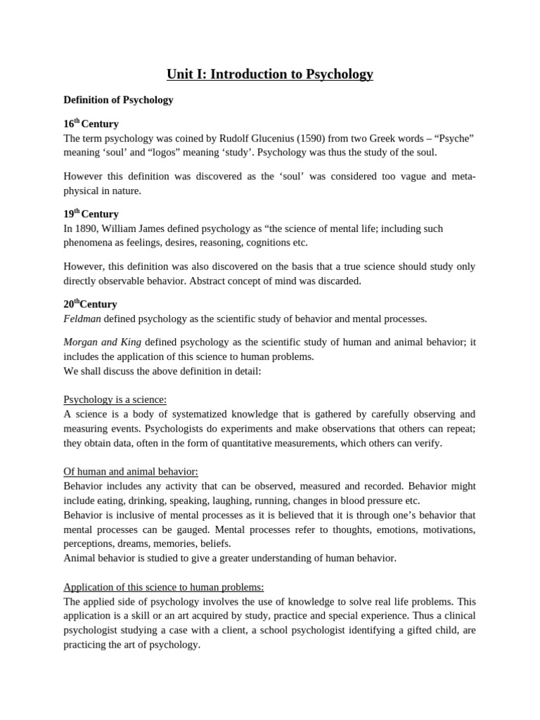 Introduction To Psycho | PDF | Psychology | Psychotherapy