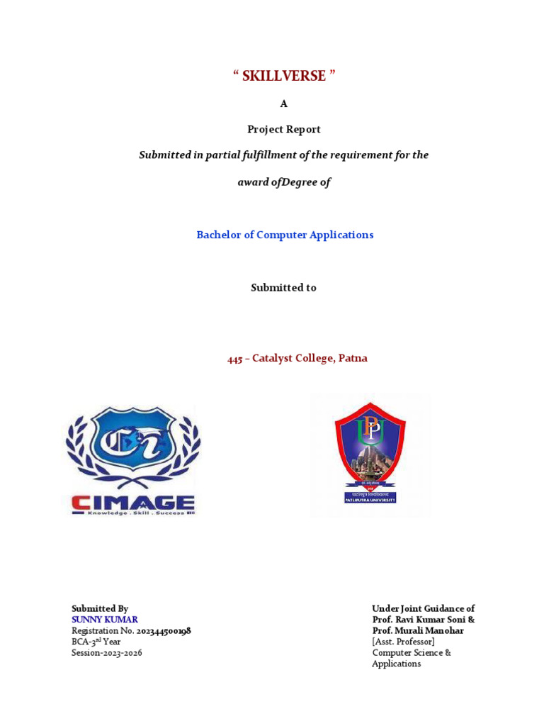 Skillverse Documentation (1)_removed | PDF | Software Testing | Java ...