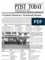 Baptist Today: Vawiinah Missionary Tirhchhuah R Npui