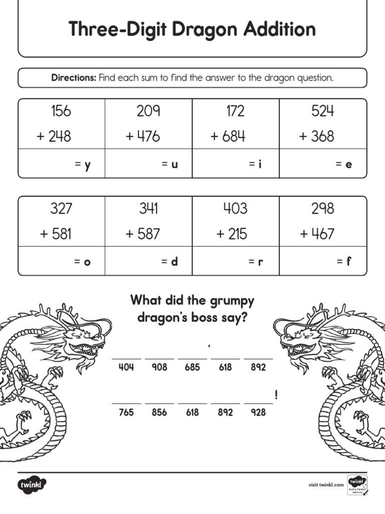 Addition Activity | PDF
