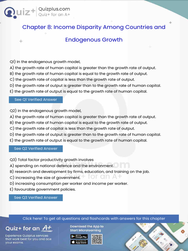In the Endogenous Growth Model | PDF | Interest | Economic Growth