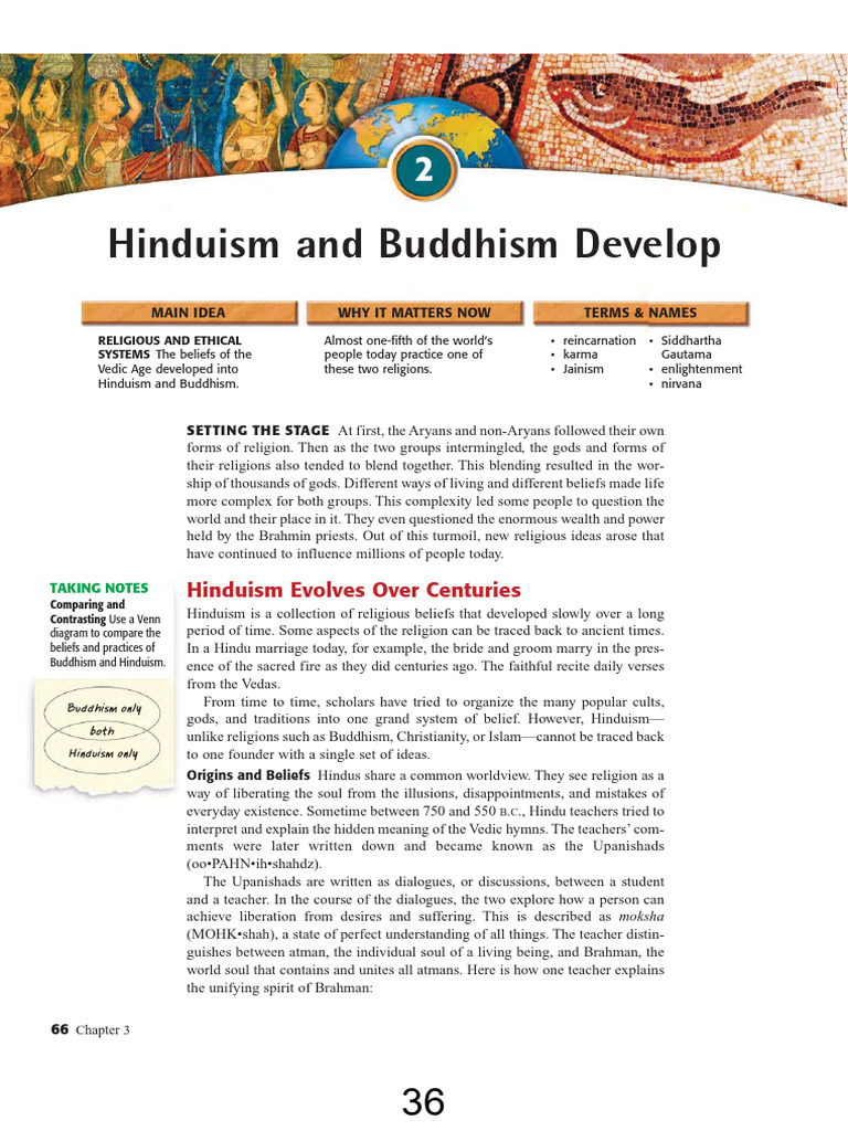 Hinduism & Buddhism Develop | PDF | Noble Eightfold Path | Four Noble ...