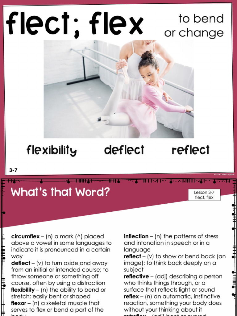 Lesson 3-7 Flex, Flect | PDF