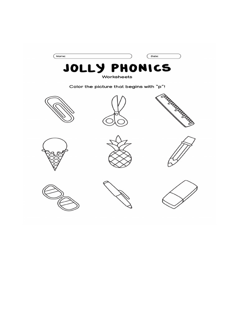 Printablee.com Jolly Phonics Worksheets 345204.Png | PDF