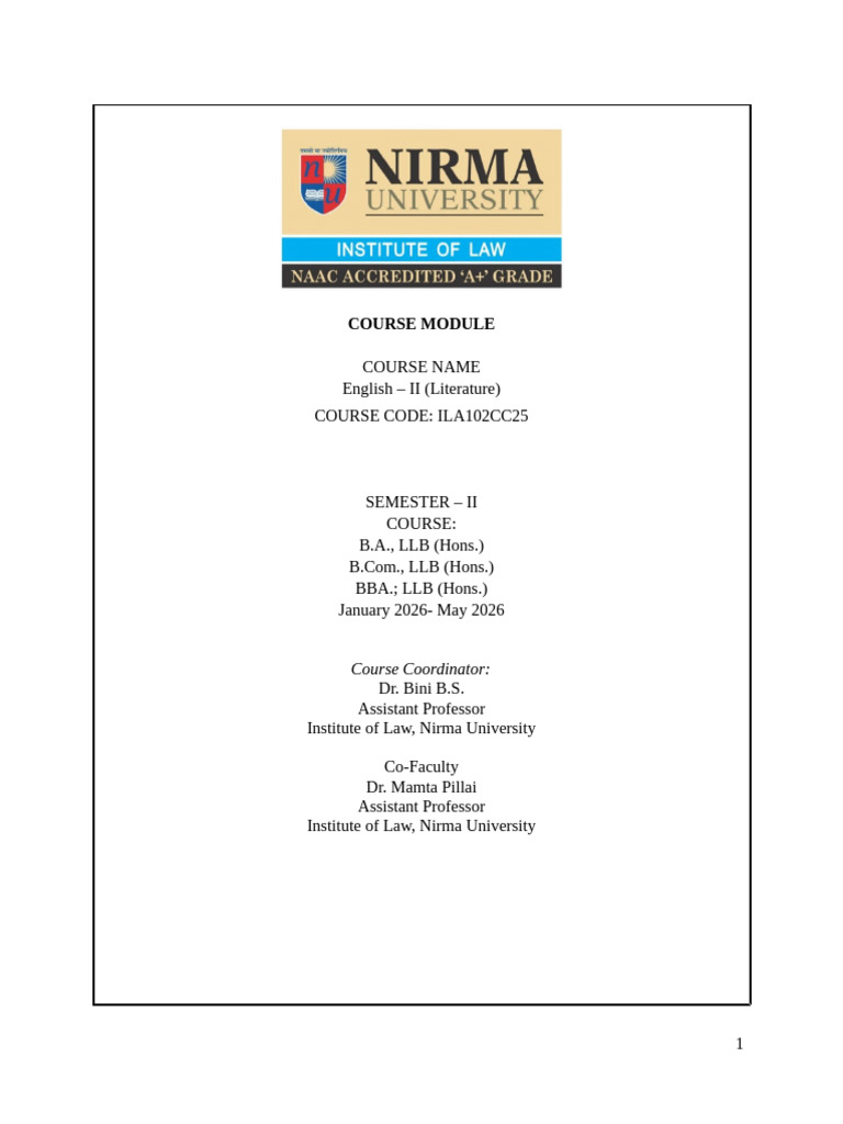 COurse Module for 2025-2026 | PDF | Essays | Discrimination