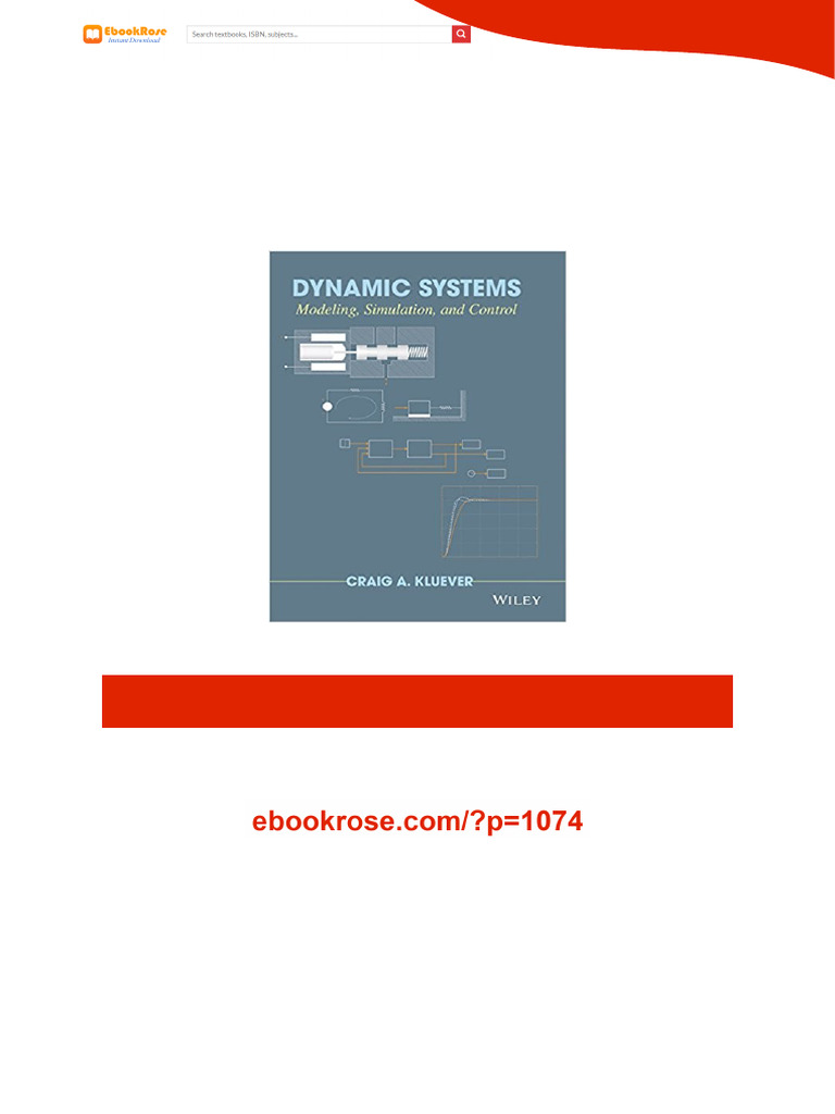 Dynamic Systems: Modeling, Simulation Control by Craig A. Kluever full ...