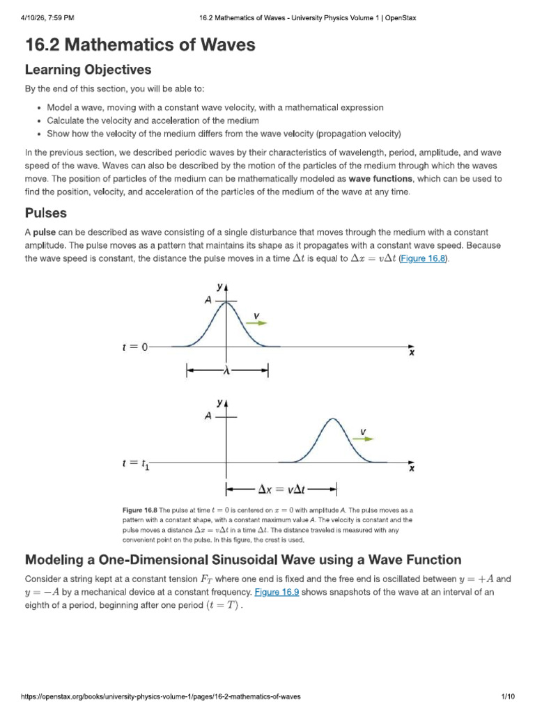 Wave maths | PDF