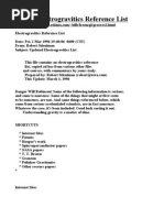 Download Stirniman Robert - Electrogravitics Reference List 1996 by charlesfort SN102621164 doc pdf