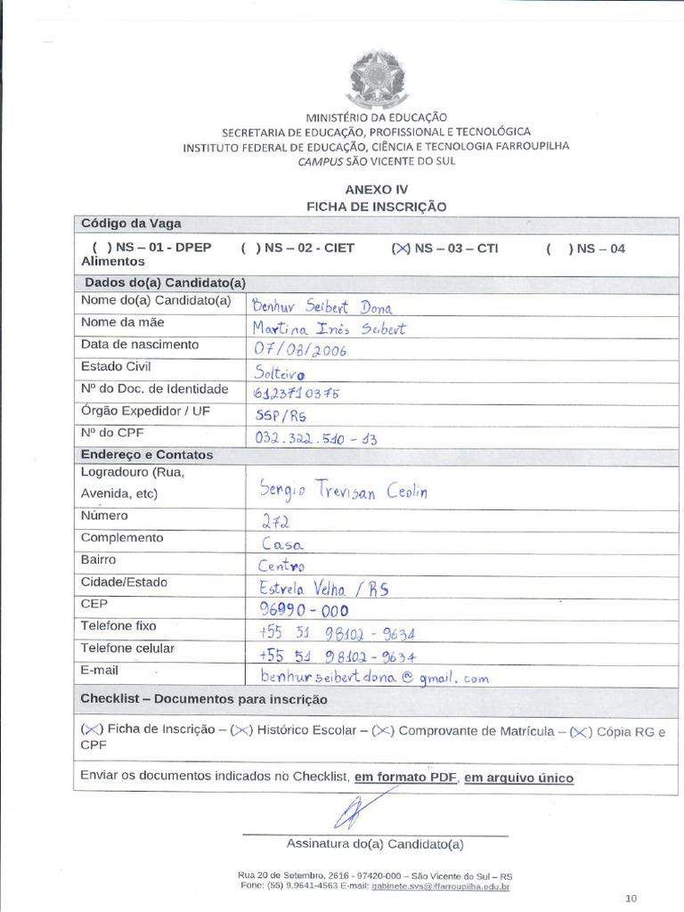 Ficha | PDF