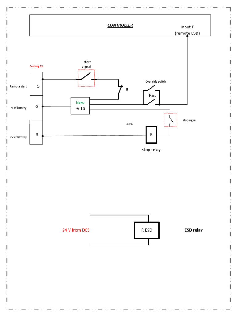 Start Stop Signals Connections | PDF