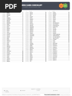 pokemon go card list pdf All Generation Printable Checklist Pokemon Pokemon GO Card Checklist