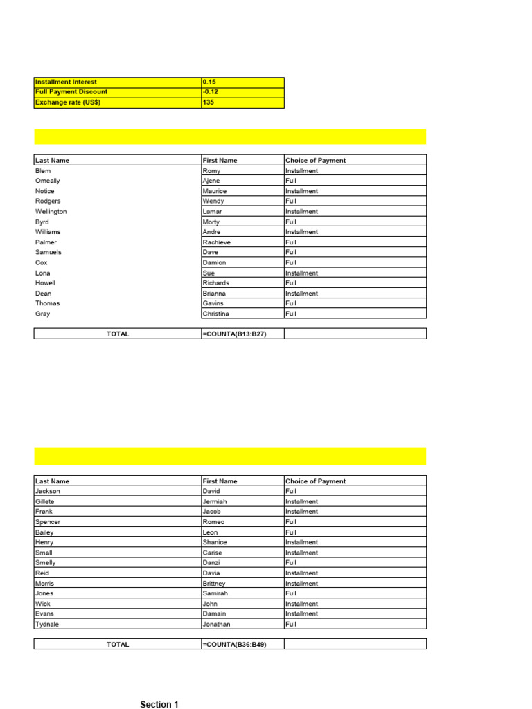 Spreadsheet Formulas | PDF | Incremental Computing | Spreadsheet Software