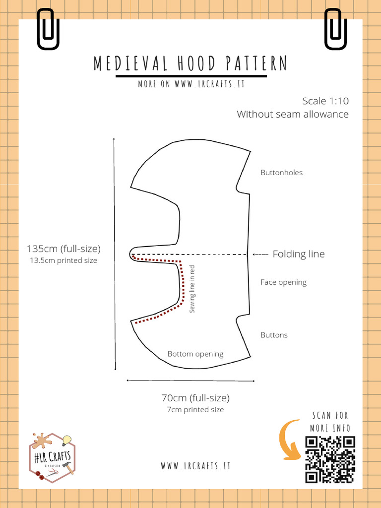 Medieval Hood Pattern | PDF