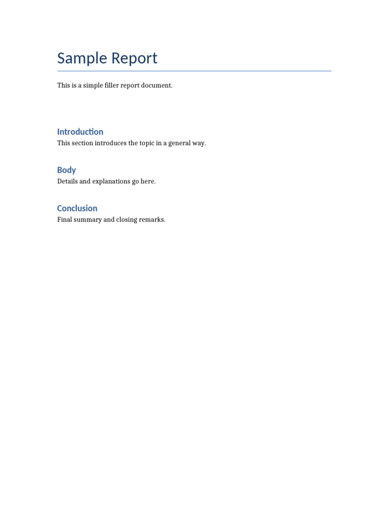 Sample Report | PDF