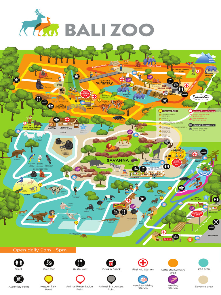 Zoo Map General | PDF | Zoology