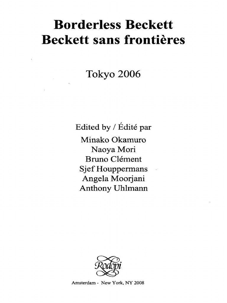 00 - Borderless Beckett | PDF