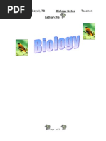 Download Biology Notes  for 7th grade by kingraj0 SN1026246 doc pdf