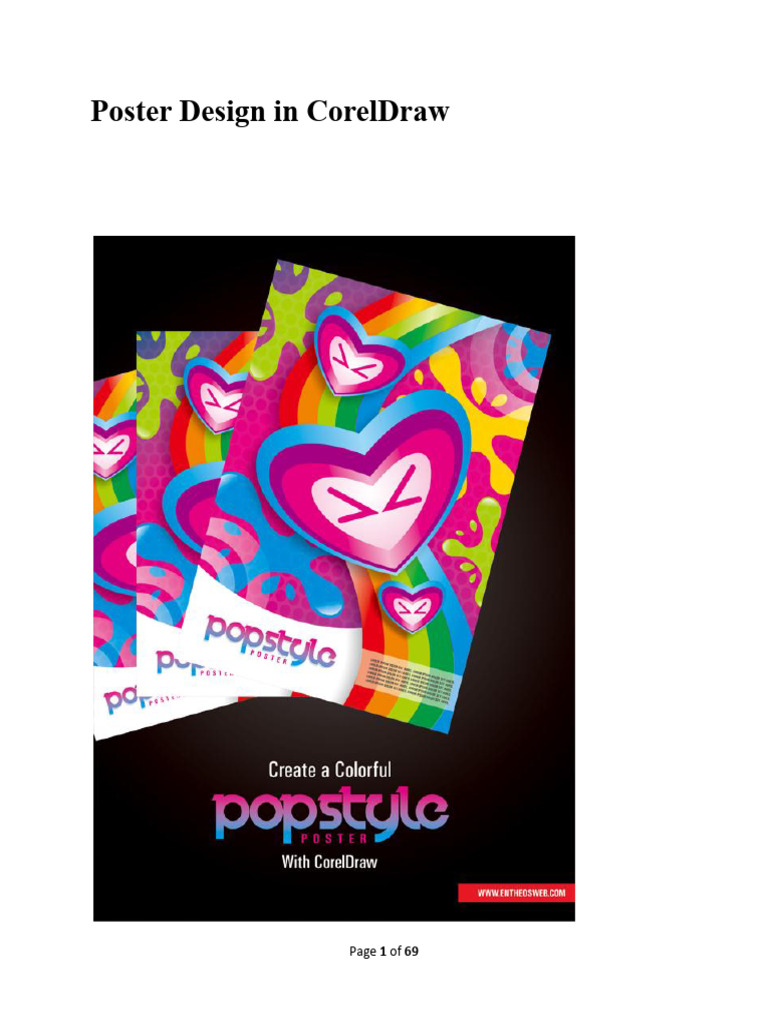 8. Poster Design in CorelDraw | PDF