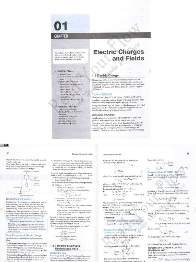 ALL IN ONE PHY CHAP 1 PDF 2025-2026 | PDF