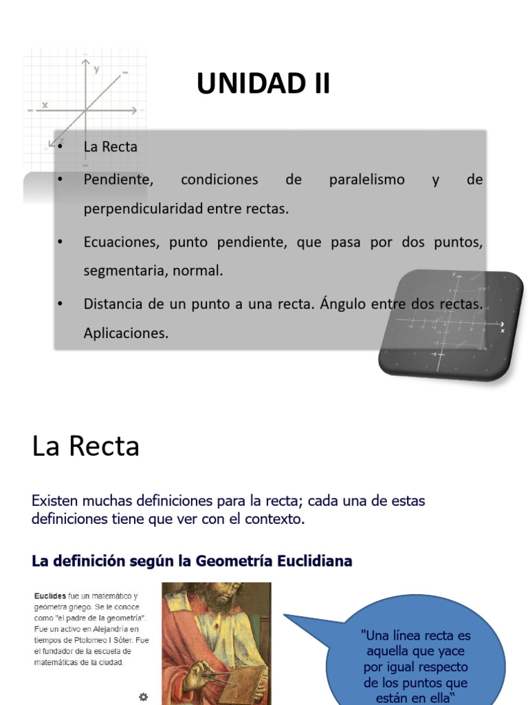 La Recta. | PDF | Línea (geometría) | Pendiente