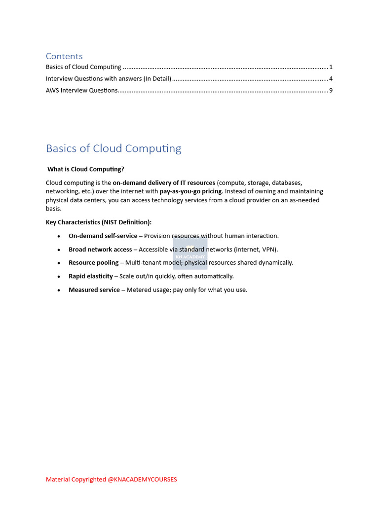 Cloud Computing | PDF | Cloud Computing | Software As A Service