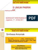 Proses Umum Amoniak