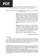 MACHADO SEGUNDO, Hugo de Brito. Tobias Barreto e o Pens Amen To Constitucional Brasileiro - Revista Pensar