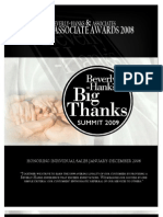 Sales Associate Awards 2008: Beverly Hanks Associates