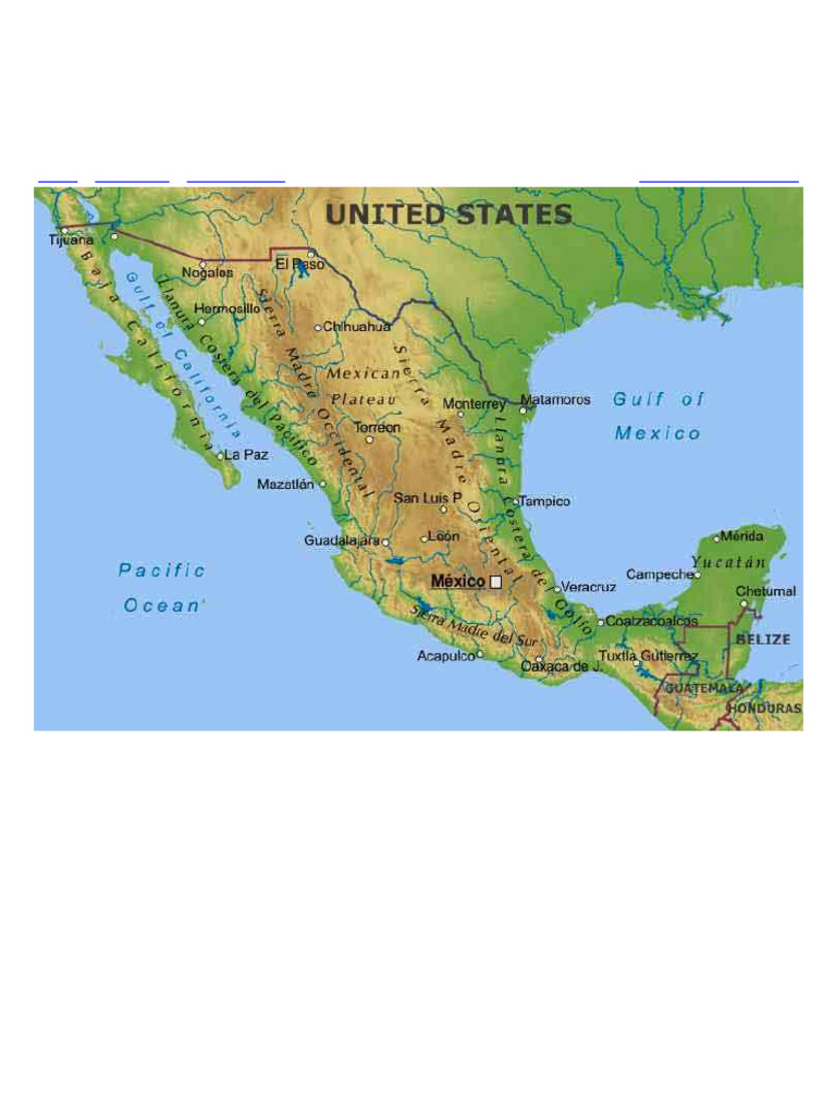 Map Mexico | PDF