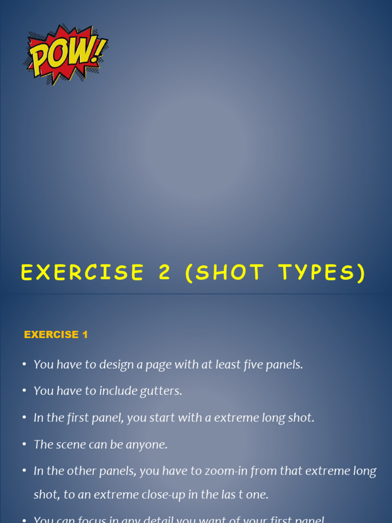 COMIC 25 26 Exercise Shots | PDF