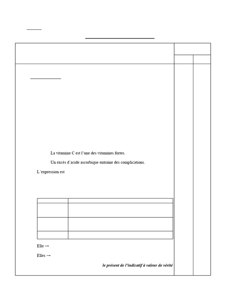 1AS SCIENCE Compte Rendu Devoir Surveillé Du Premier Trimestre | PDF ...