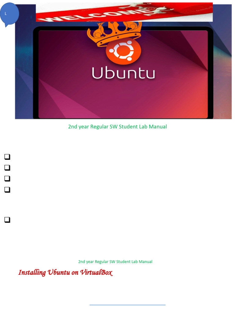 Introduction to Ubuntu_Lab | PDF | Command Line Interface | Virtual Machine