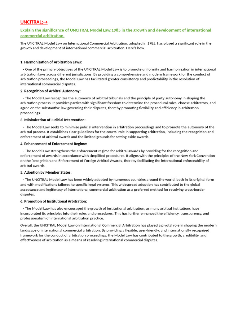 ADR Notes | PDF | Alternative Dispute Resolution | Arbitration