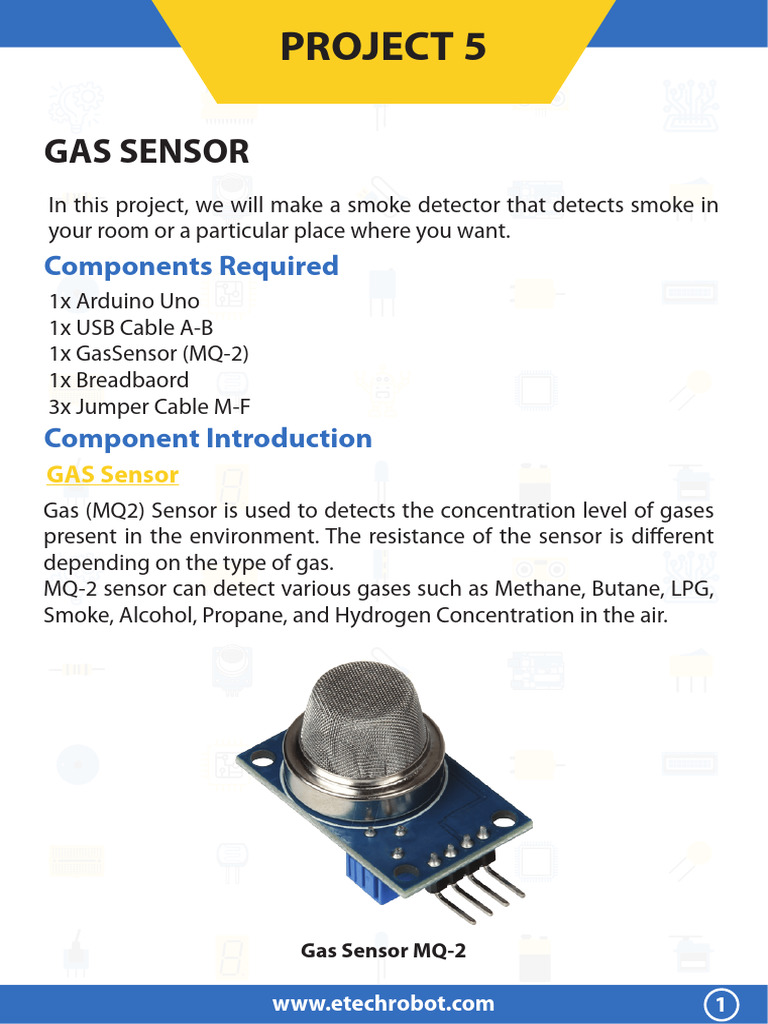 Project 05 Gas Sensor | PDF